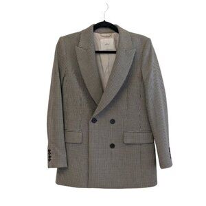 Aritzia Wilfred Margaux Check plaid blazer like new 4 small